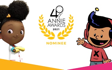Image for Brown Bag Labs entry Ada Twist & Xavier Riddle Nominated for 49th Annual Annie Awards