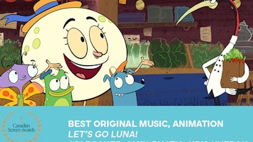 Image for Brown Bag Labs entry Let’s Go Luna! Wins ‘Best Original Music, Animation’ at 2023 Canadian Screen Awards!
