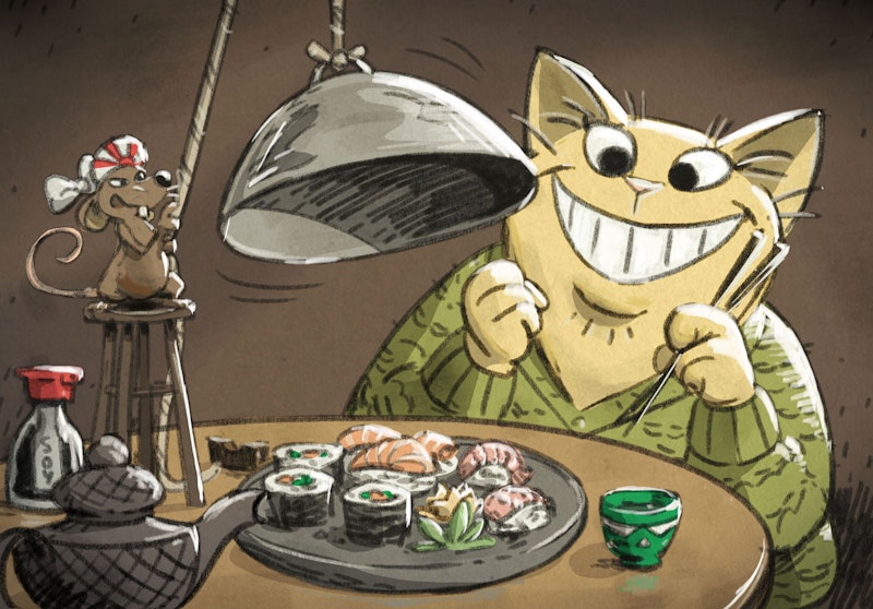 Sushi Mouse by Olly Blake