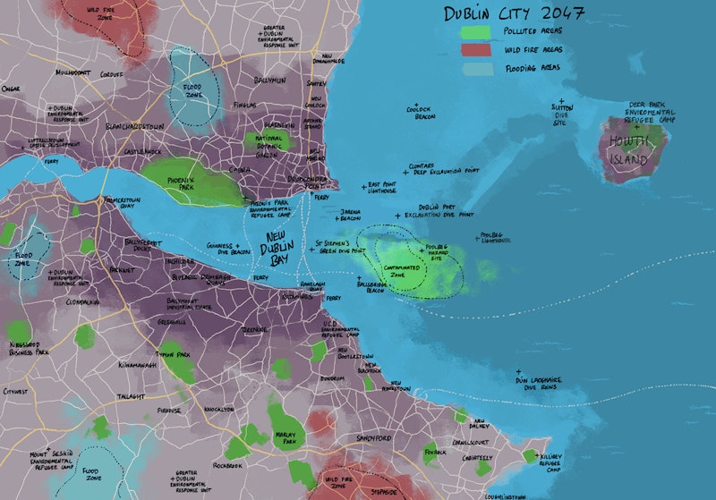 Dublin Future Map by Art Director Stephen O'Connor