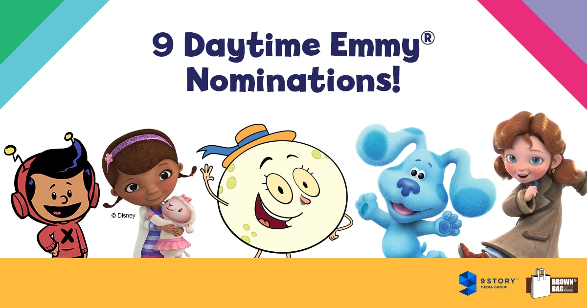 20 Daytime Emmy Nominations for 9 Story and Brown Bag Films - 9 Story Media  Group