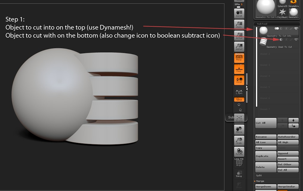 Perfect Booleans in ZBrush TopTip Brown Bag Labs