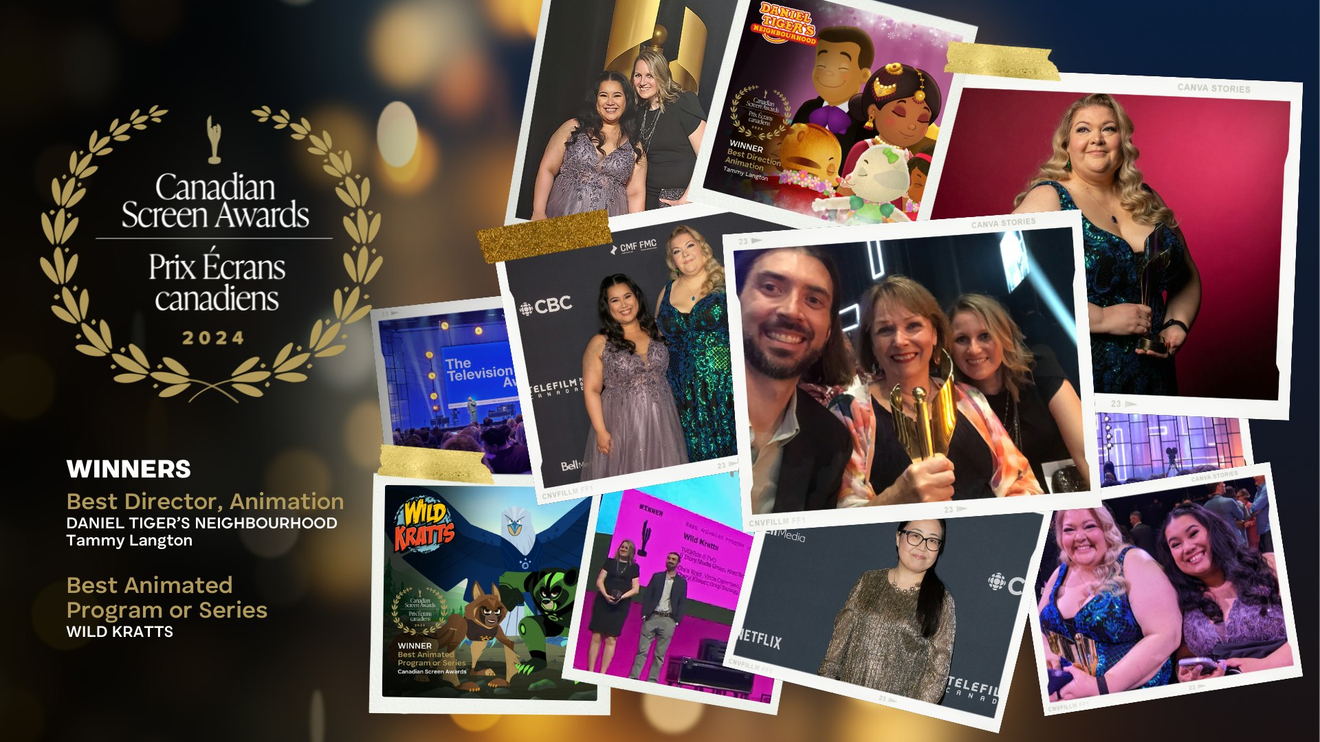 Image for Brown Bag Labs entry Two Canadian Screen Award Wins for 9 Story & Brown Bag Films!