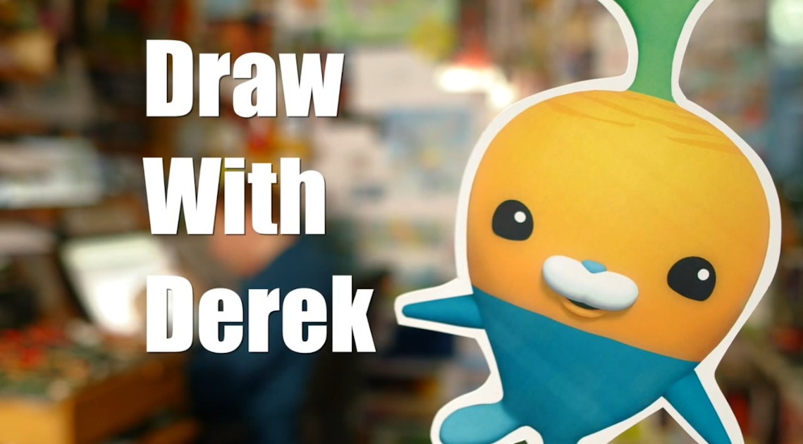 Draw With Derek Learn How To Draw Tunip From The Octonauts Brown Bag Labs