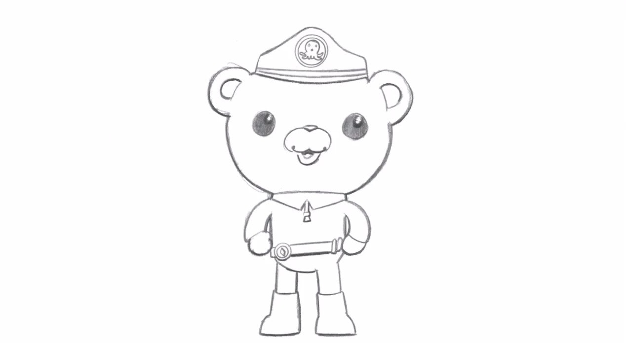 Learn How to Draw Tracker from Octonauts Octonauts Step by Step  Drawing  Tutorials