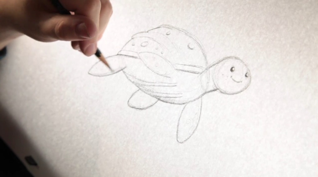 Draw with Derek Learn how to draw the Leatherback Seaturtle from the