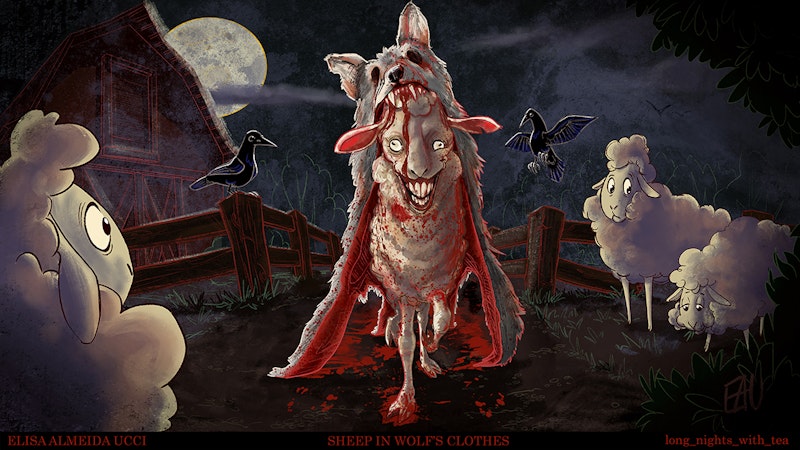 'Sheep in wolf's clothes' by Elisa Almeida Ucci