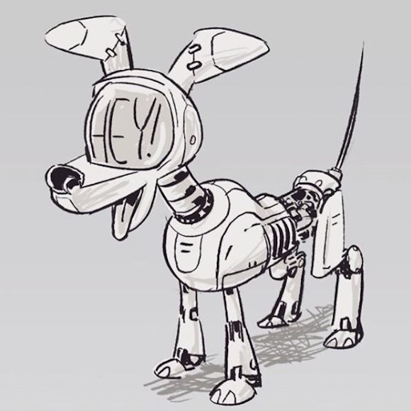 Robot Dog #Sketch - Brown Bag Labs