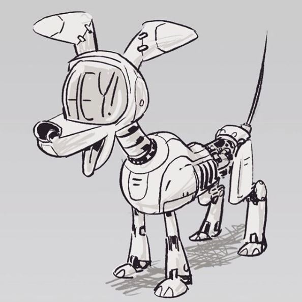 Robot Dog #Sketch - Brown Bag Labs