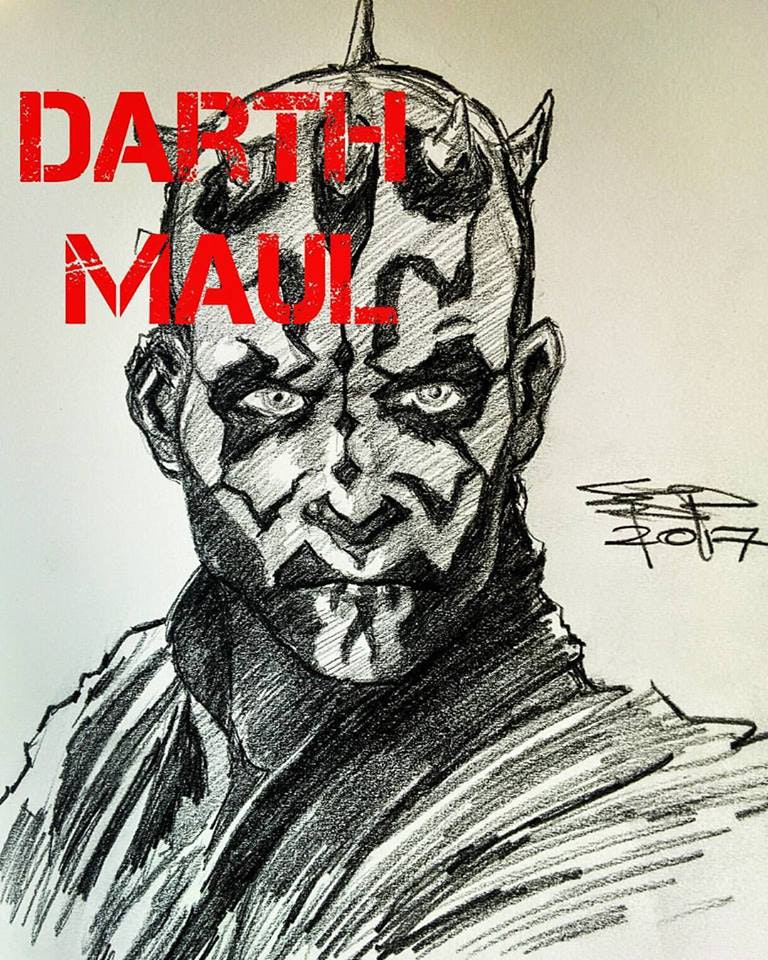 Darth Maul by Storyboard Revisionist Eduardo Espinoza