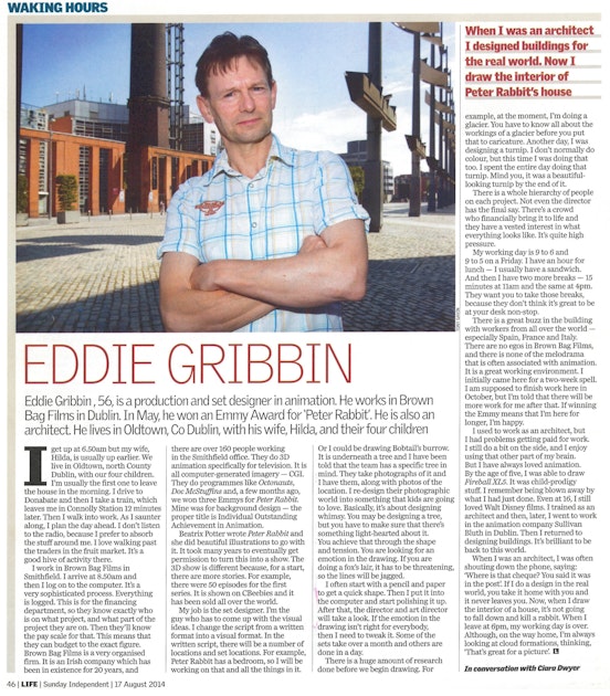 Eddie Gribbin #SundayIndependent - Brown Bag Labs