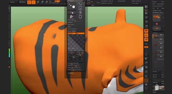 prevent zbrush from extending existing curves